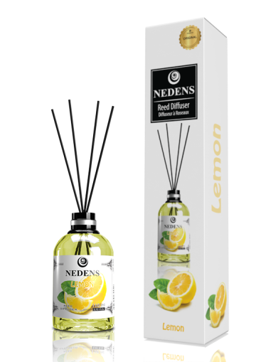 Парфюмен ароматизатор с клечки с аромат на Лимон Nedens Lemon Reed Diffuser 110ml 