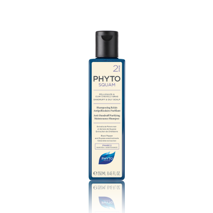 Шампоан против пърхот за мазна коса PHYTO Phytosquam Anti-Dandruff Moisturizing Maintenance Shampoo 250ml