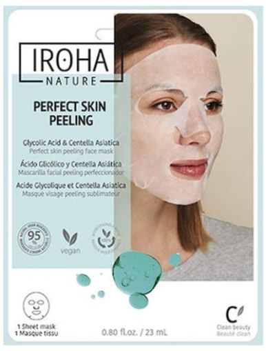 Iroha Perfect Skin Peeling Face Mask with Glycolic Acid