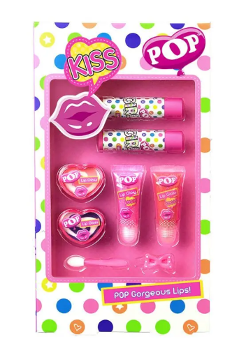Детски комплект с гланцове 8 части Markwins POP Gorgeous Lips!  3600210