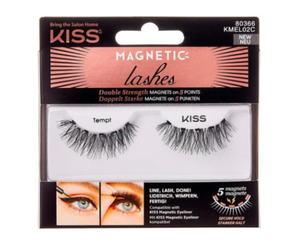 Магнитни мигли Kiss Magnetic Eyeliner Lash KMEL02C 