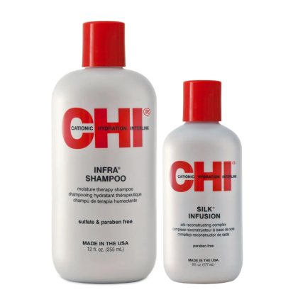 CHI Silk Infusion 59ml + Shampoo 355ml