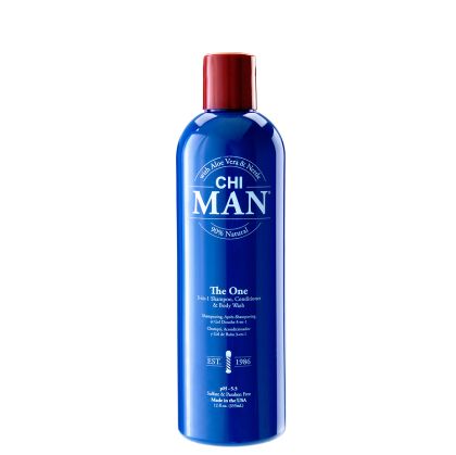 Шампоан  за мъже CHI Man The One 3-in-1 Shampoo, Conditioner & Body Wash 355ml
