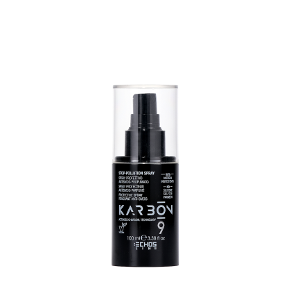 Спрей за коса анти-смог Echosline Karbon 9 Charcoal Protective Spray Fragrant Anti-smog 100ml