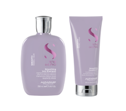 Alfaparf Semi di Lino Smooth Rebel Hair Shampoo + Conditioner