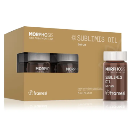 Хидратиращи ампули за суха и дехидратирана коса Framesi Morphosis Sublimis Oil Serum 6x15ml