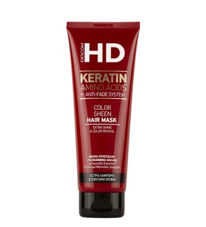 Маска за боядисана коса с Кератинови аминокиселини Farcom HD Color Sheen Mask 250ml