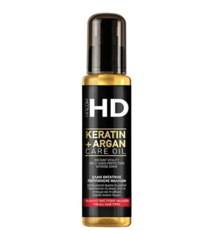 Грижа за коса с арганово масло и кератин Farcom HD KERATIN + ARGAN CARE OIL 100ml
