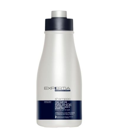 Матиращ шампоан с анти-жълт ефект Expertia Professionel Silver Balance Shampoo 1500ml