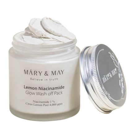Глинена маска Mary&May Lemon Niacinamide Glow Wash Off Pack 125g