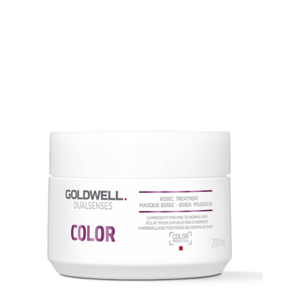 Маска за нормална до фина, боядисана или естествена коса Goldwell Dualsenses Color 60sec Treatment  200ml