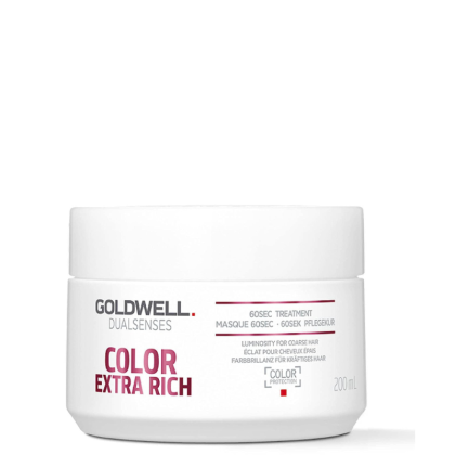 Маска за гъста до груба, боядисана или естествена коса Goldwell Dualsenses Color Extra Rich 60sec Treatment  200ml