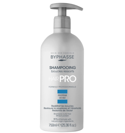 ШАМПОАН ЗА КЪДРАВА КОСА BYPHASSE HAIR PRO SHAMPOO BOUCLES RESSORTS CURLY HAIR 750ML