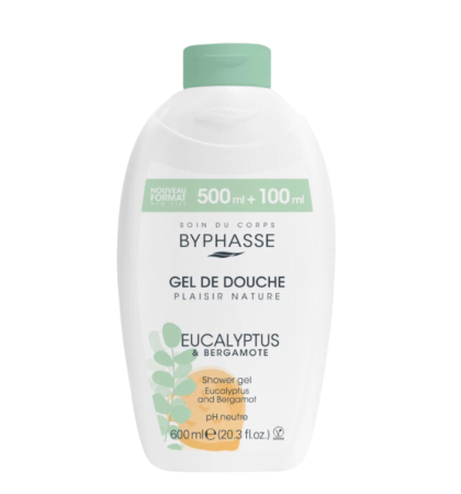 Byphasse Shower Cream Eucalyptus & Bergamot 600ml