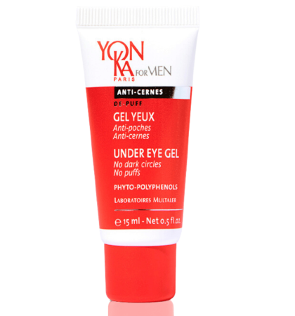 Околоочен гел за мъже против тъмни кръгове и подпухнали очи с фито-полифеноли YON-KA for Men Gel Yeux Under Eye Gel 15ml 