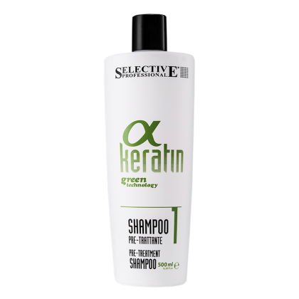Подготвителен и дълбоко почистващ шампоан Selective A Keratin Pre-Treatment Shampoo N1 500ml