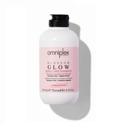 Шампоан за боядисана и увредена коса Farmavita Omniplex Blossom Glow Bond Care Shampoo