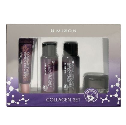 Комплект грижа за лице с морски колаген Mizon Collagen Collagen Miniature Set 4pcs