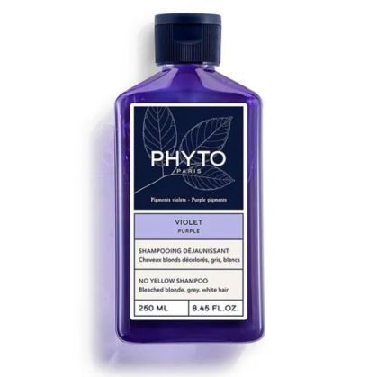 Шампоан за неутрализиране на жълти нюанси PHYTO Purple No Yellow Shampoo 250ml