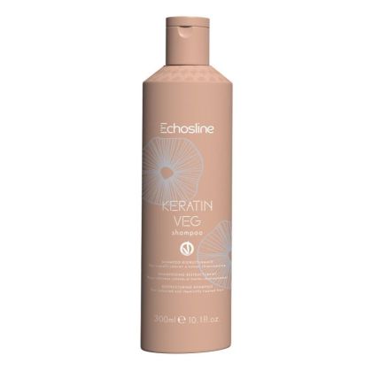 Реконструиращ шампоан с кератин Echosline Keratin Veg Restructuring Shampoo for Colored and Treated Hair