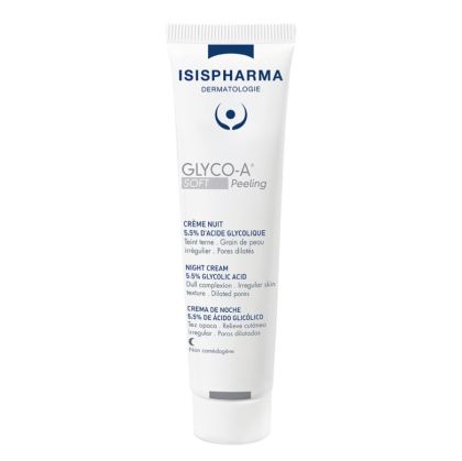 Isis Pharma Glyco-A Soft Peeling Night Cream 5.5% Glycolic Acid 30ml