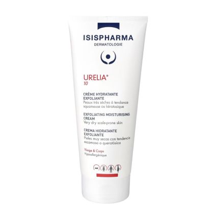 Ексфолиращ и хидратиращ  крем за лющеща се кожа с 10% урея Isis Pharma Urelia Exfoliating Moisturizing Cream 10 150ml