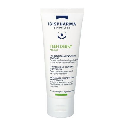 Компенсиращ и овлажняващ крем за мазна кожа Isis Pharma Teen Derm Hydra Compensating soothing moisturizer 40ml