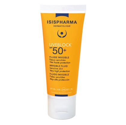 Слънцезащитен крем без цвят Isis Pharma Uveblock SPF50+ Fluide Very High Protection Fluid 40ml