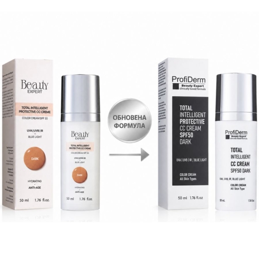 ProfiDerm TIPI CC Cream SPF50 — Dark 50 ml