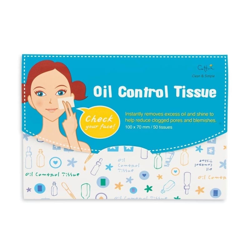 Листчета регулиращи омазняването на кожата Cettua Clean & Simple Oil Control Tissue