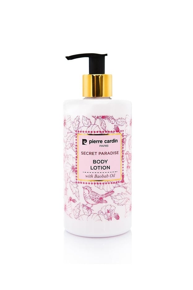 Лосион за тяло с масло от Баобаб Pierre Cardin Secret Paradise Body Lotion 350ml