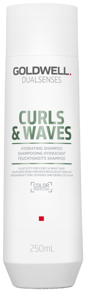 Хидратиращ шампоан за къдрава и чуплива коса Goldwell Dualsenses Curls & Waves Hydrating Shampoo 250ml — изглед 2