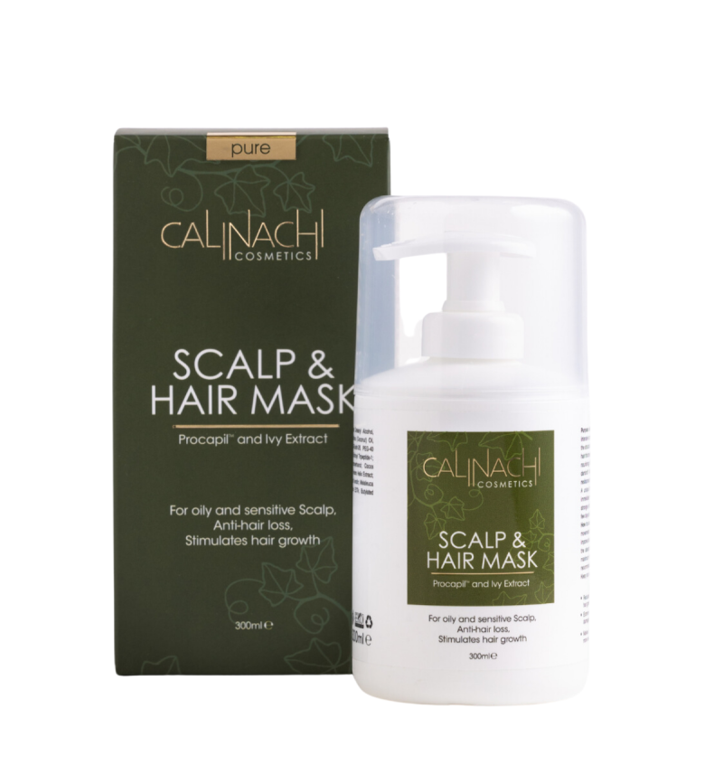 Възстaновяваща Маска за нормална към мазна коса Calinachi Scalp & Hair Mask Extreme For Normal to Оily Hair 300ml