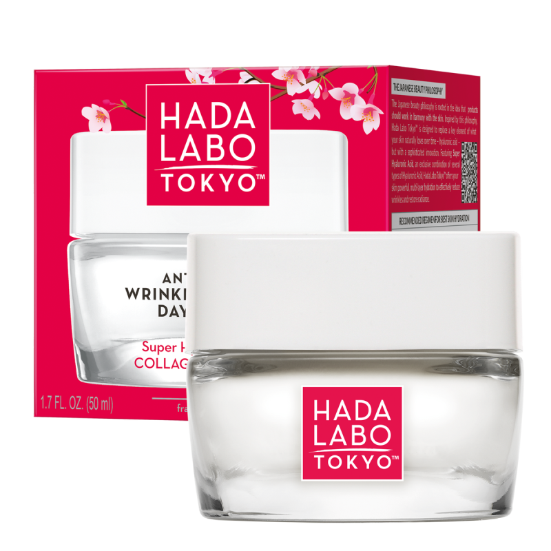 Дневен крем - редуктор против бръчки с Хиауронова киселина Hada Labo Anti-Aging Wrinkle Reducer Day Cream 50ml