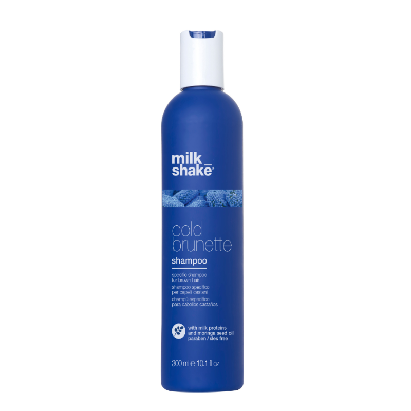 Неутрализиращ шампоан за кестенява коса Milkshake Cold Brunette Shampoo 300ml