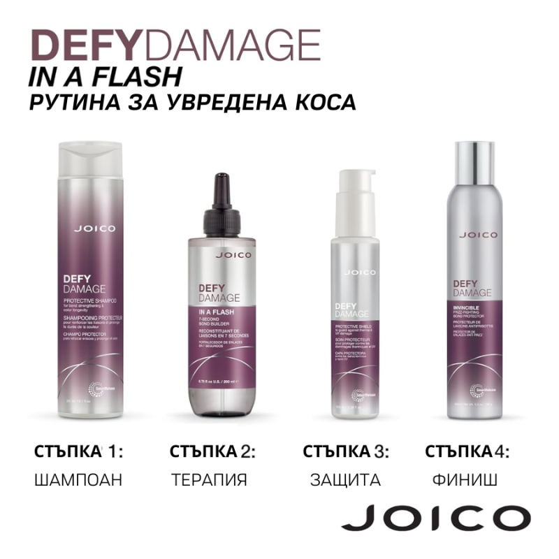Възстановяващ бонд билдър JOICO Defy Damage In a Flash 7 Second Bond Builder 210ml — изглед 2