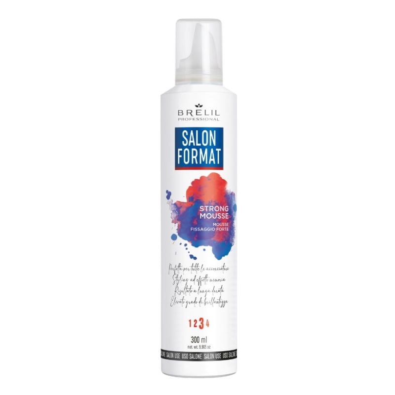 Пяна за коса със силна фиксация Brelil Salon Format Strong Mousse 300ml