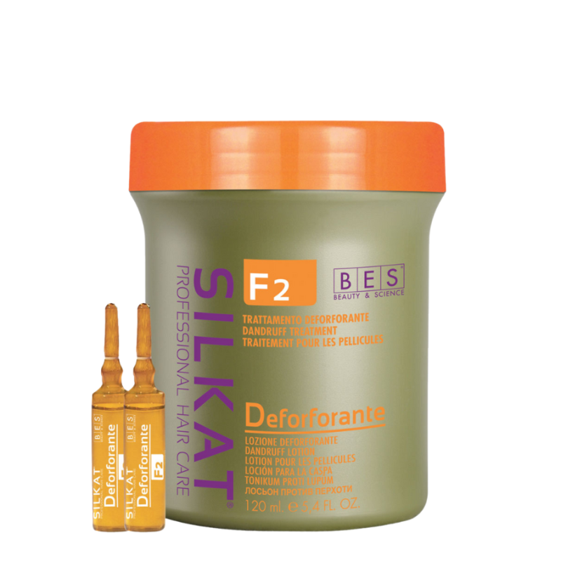 Лосион против пърхот BES Silkat Dandruff Treatment Active F2 12X10ml