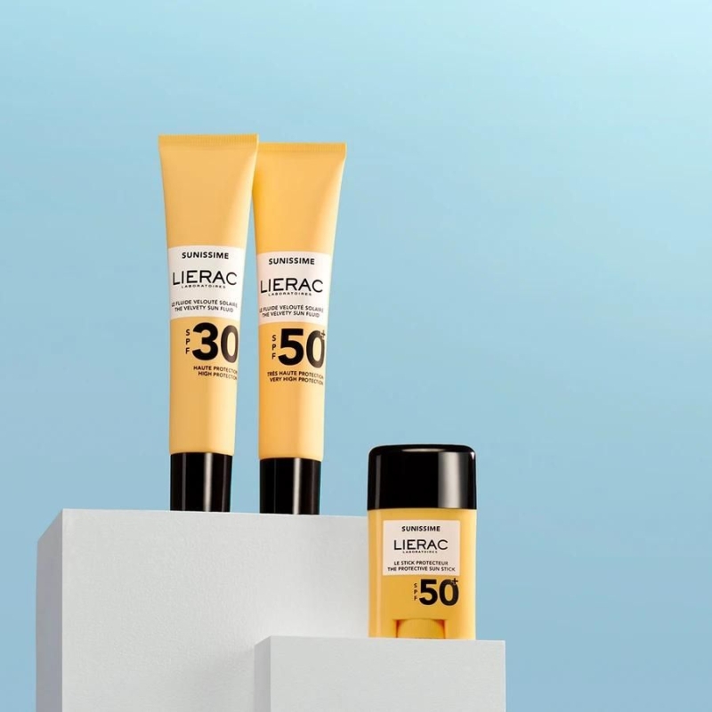 Кадифен слънцезащитен флуид за лице SPF30 Lierac Sunissime The Velvety Sun Fluid SPF 30 40ml — изглед 2