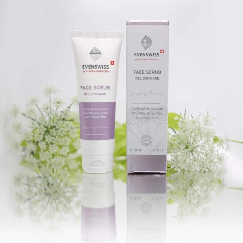 Нежен скраб за лице EVENSWISS Face Scrub - Gel Gommage 50ml — изглед 2