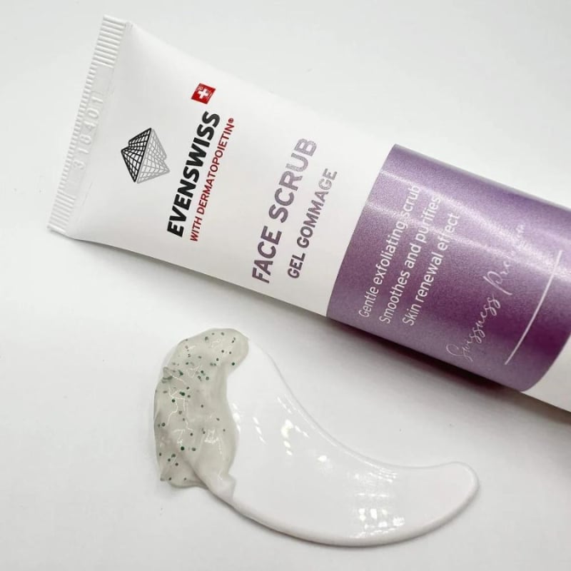 Нежен скраб за лице EVENSWISS Face Scrub - Gel Gommage 50ml — изглед 3