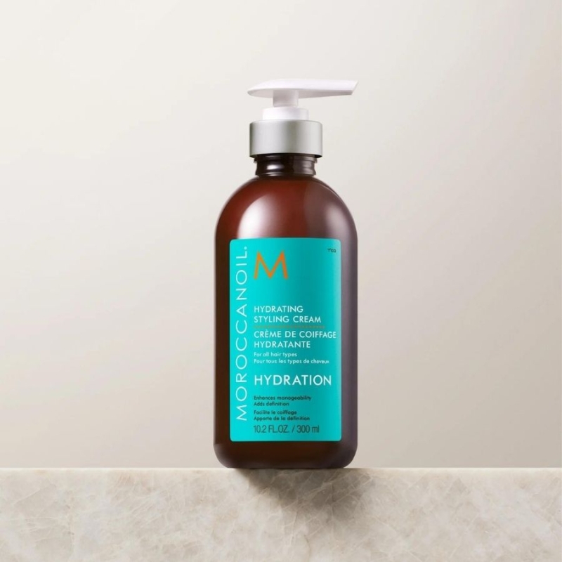 Хидратиращ стилизиращ крем за всеки тип коса Moroccanoil Hydrating Styling Cream 300ml — изглед 3