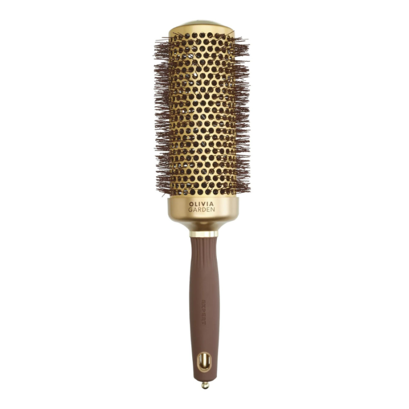 Керамично-йонна четка за изсушаване Olivia Garden Expert Blowout Speed ​​​​Gold&Brown Hair Brush 45 mm