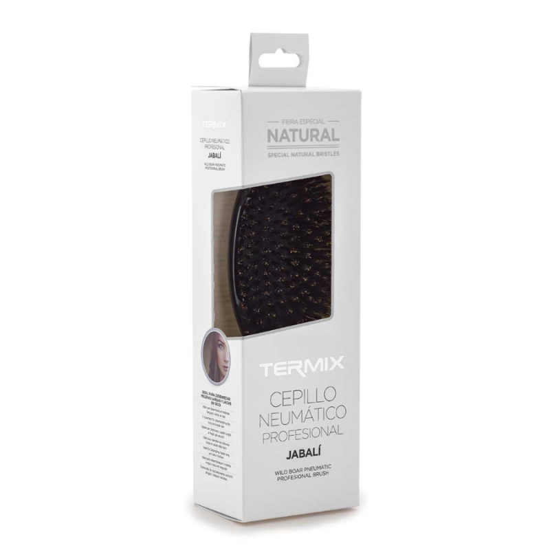Четка за разресване от глигански косъм Termix natural Boar Hairbrush Small — изглед 3