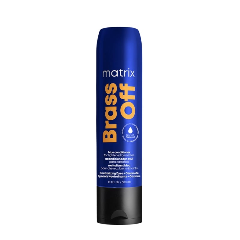 Син неутрализиращ балсам за боядисана коса Matrix Brass Off Blue Conditioner 300ml