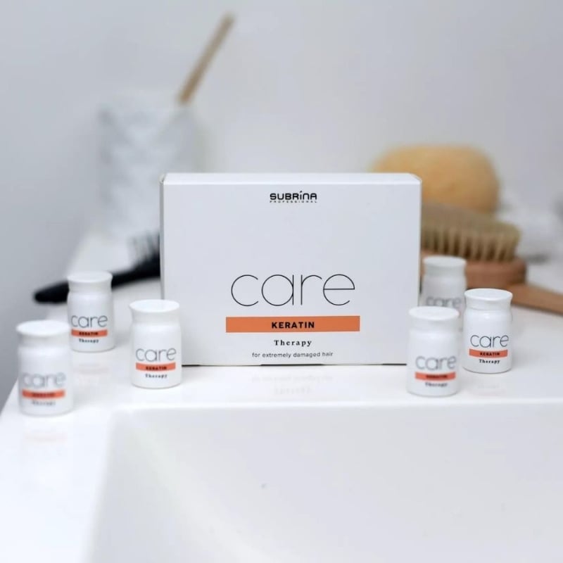Ампули - кератинова терапия за силно увредена коса Subrina Professional Care Keratin Therapy 6x10ml — изглед 2