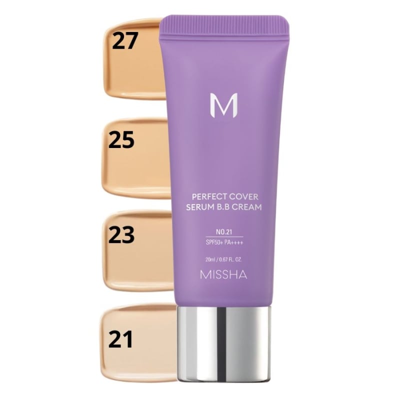 Лек серум бб крем Missha M Perfect Cover Serum BB Cream Spf 50+ 20 ml