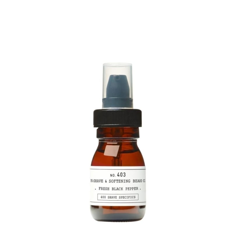 Омекотяващо масло за бада Depot No. 403 Pre-Shave&Softening Beard Oil Fresh Black Pepper 30ml