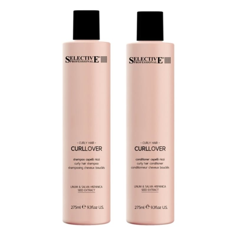 Сет за къдрава коса Selective Curllover Set Shampoo + Conditioner