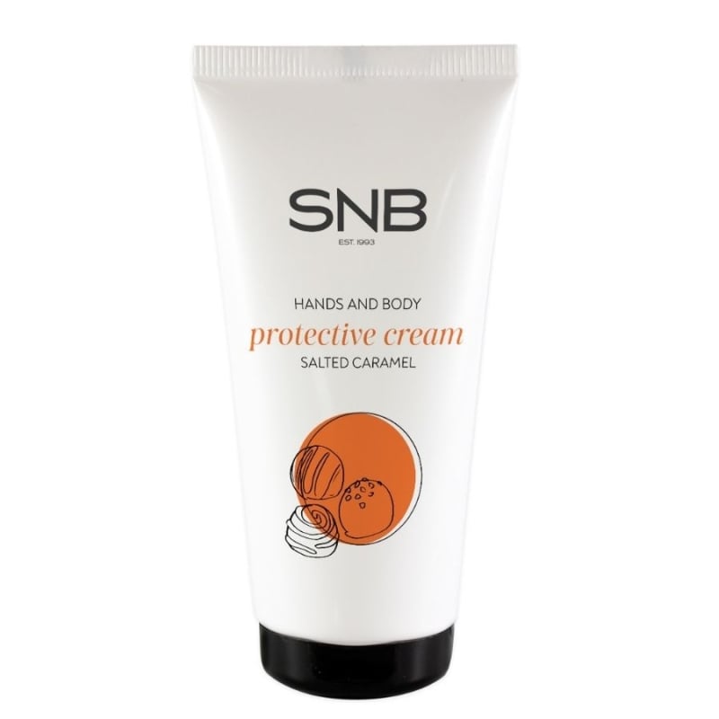Предпазващ крем за ръце и тяло с аромат на солен карамел SNB Protective Cream Salted Caramel for Hands & Body — изглед 3